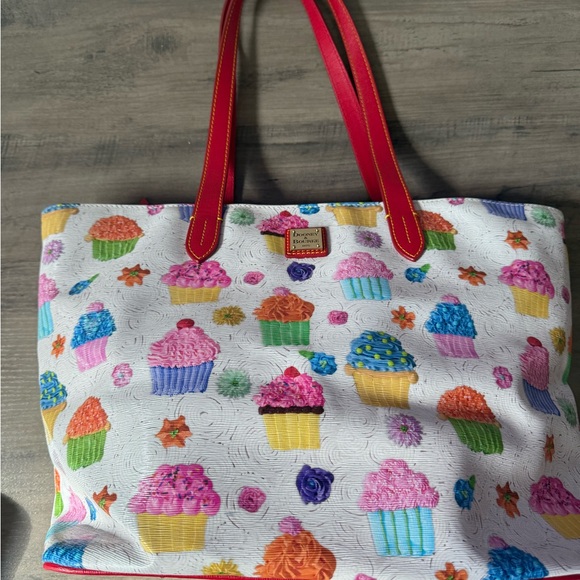 Dooney & Bourke Colorful Cupcake Tote Bag - Picture 3 of 8